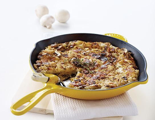 Rösti avec champignons